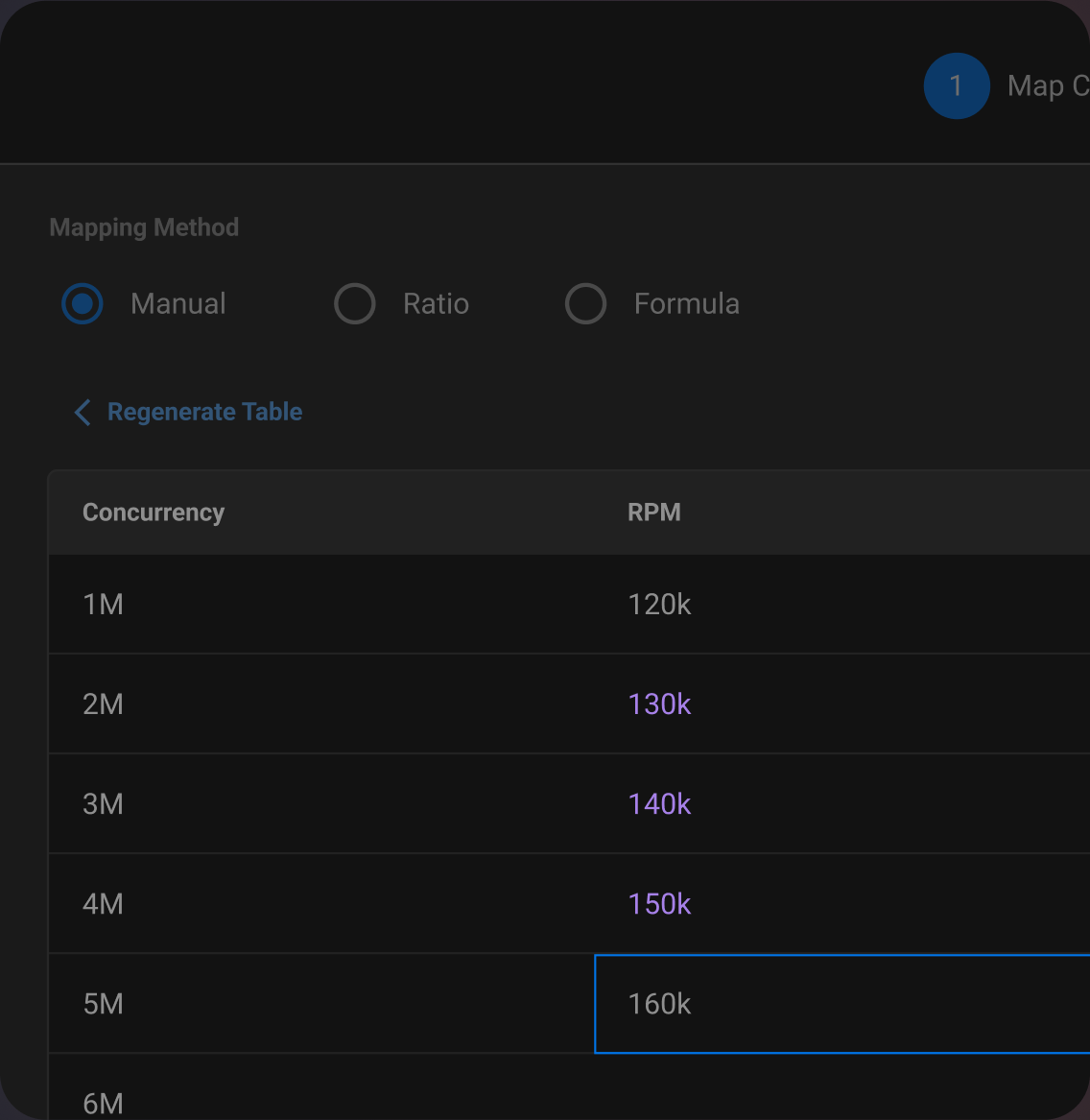 Autofill mapping interface